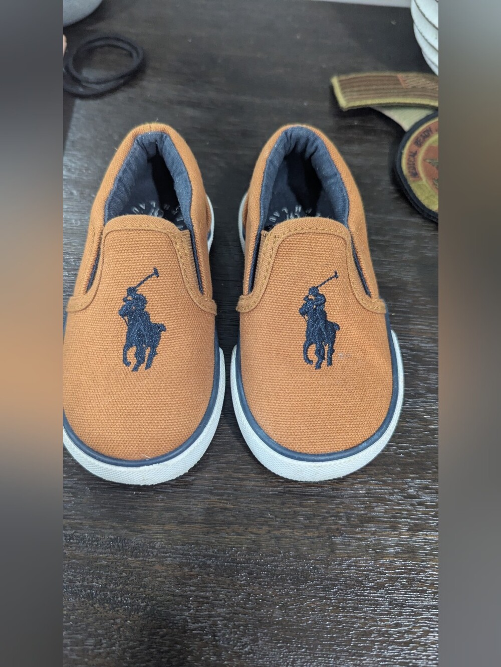 ralph lauren toddler slip kn sneakers